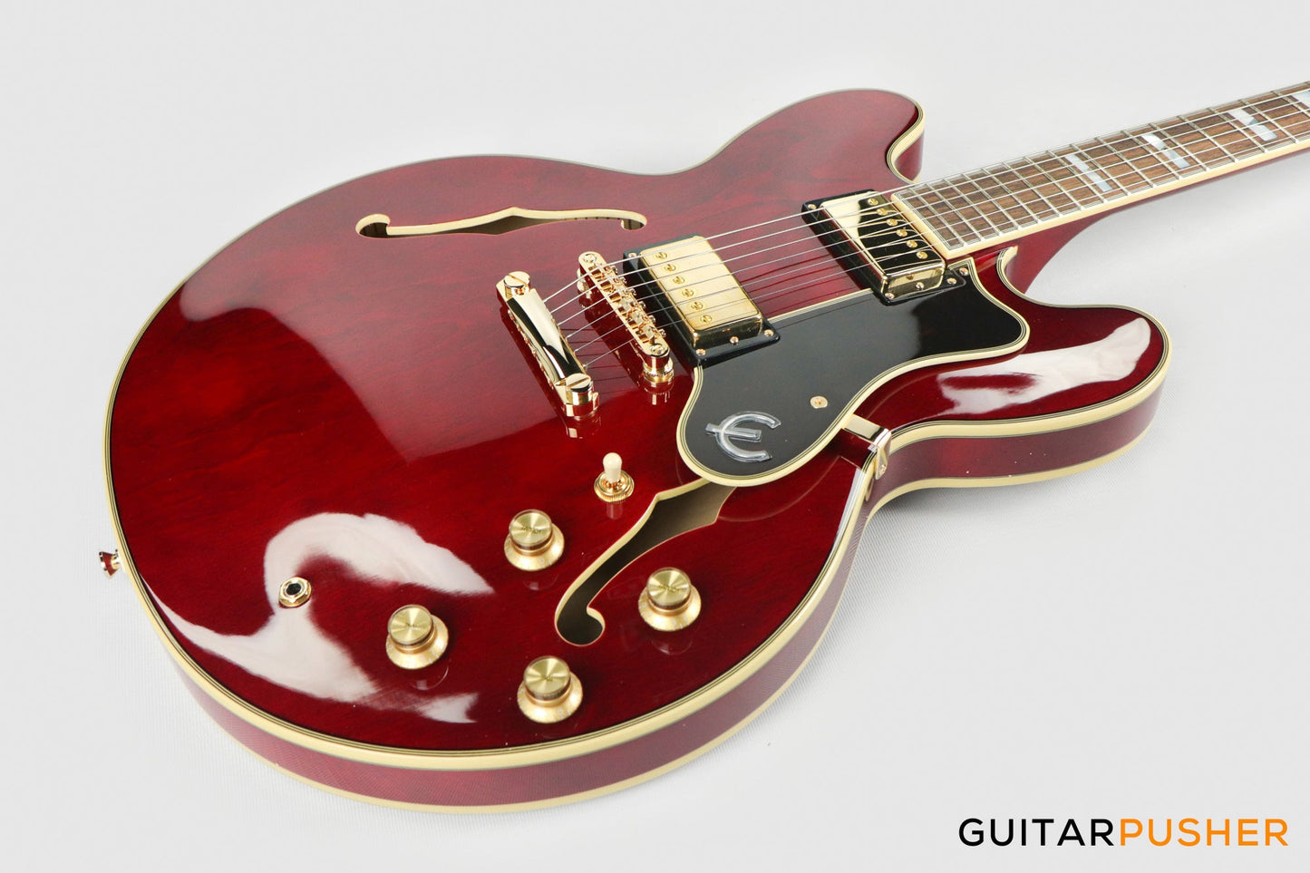 Epiphone Sheraton ii PRO Semi Hollow Electric Guitar - Wine Red