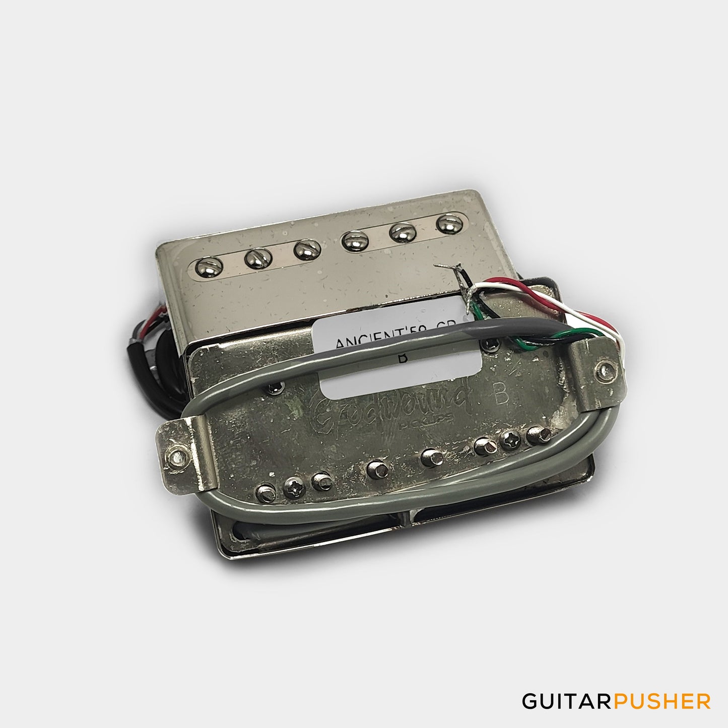 Godwound Ancient 59 Vintage Guitar Humbucker Pickup Set - 50mm Standard Spacing (Covered Nickel)