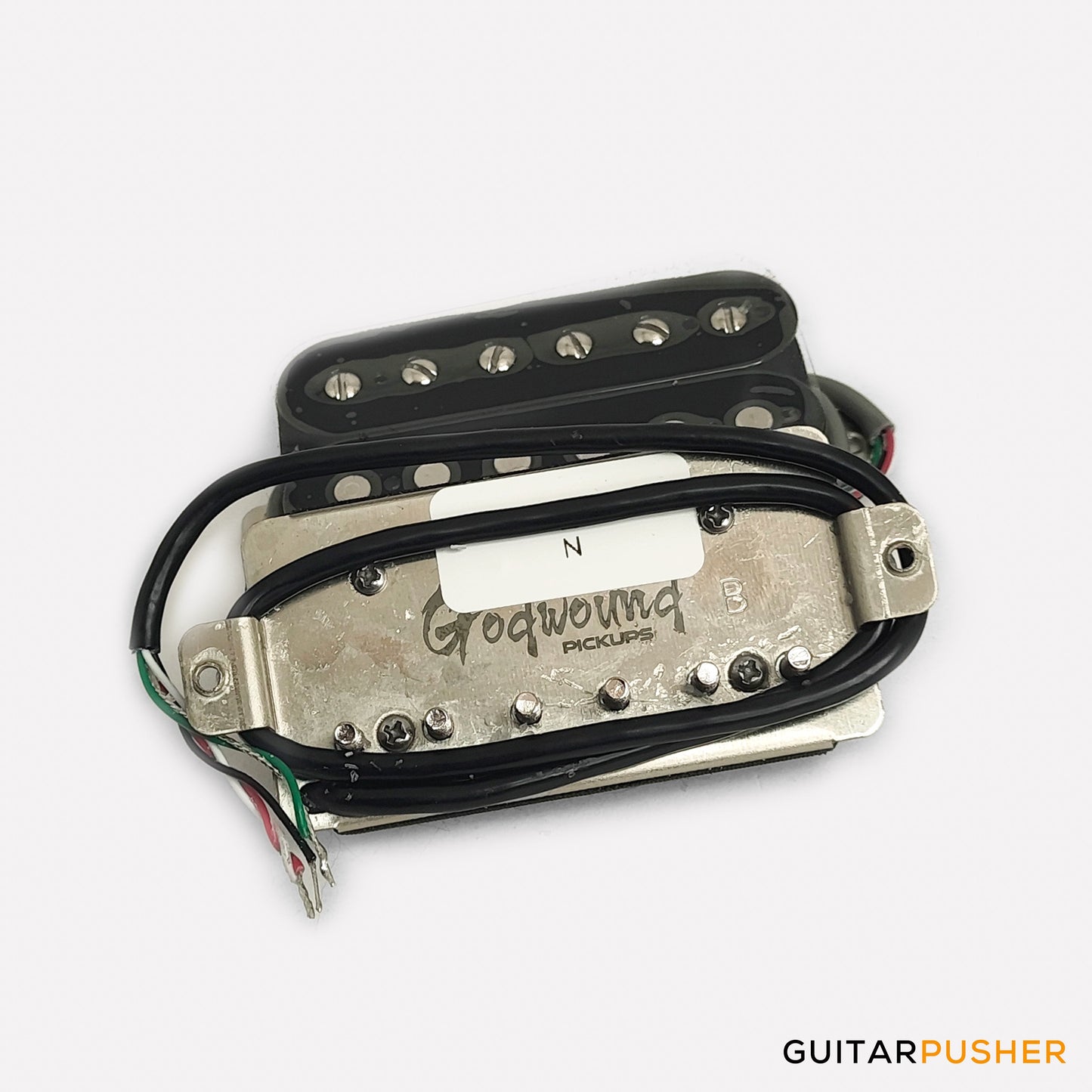Godwound Ancient 59 Vintage Guitar Humbucker Pickup Set - 50mm Standard Spacing (Open Black)