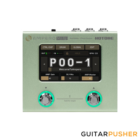 Hotone MP-50MT Ampero MINI Amp Modeler & Multi-Effects Processor - Mustard