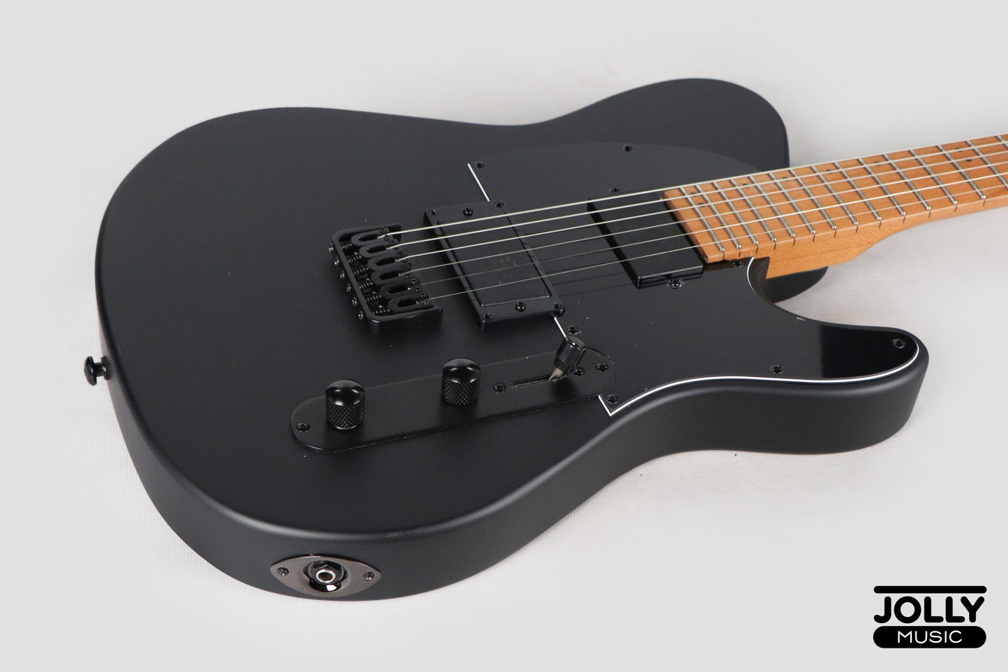 J Craft X Series LTX-3A Active 24 Fret Electric Guitar - Shadow Black