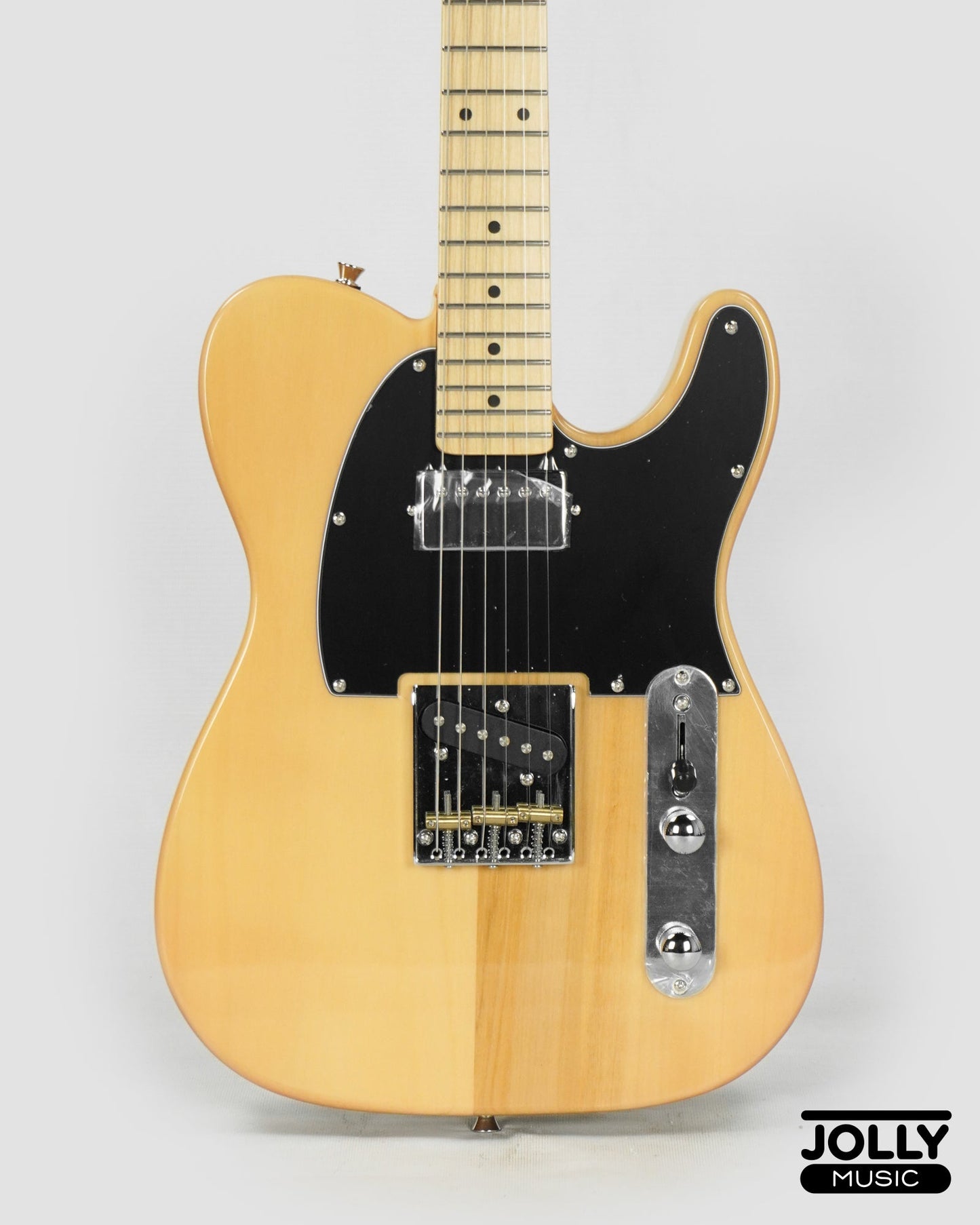 JCraft T-2HC Telecaster Stainless Frets Electric Guitar - Natural