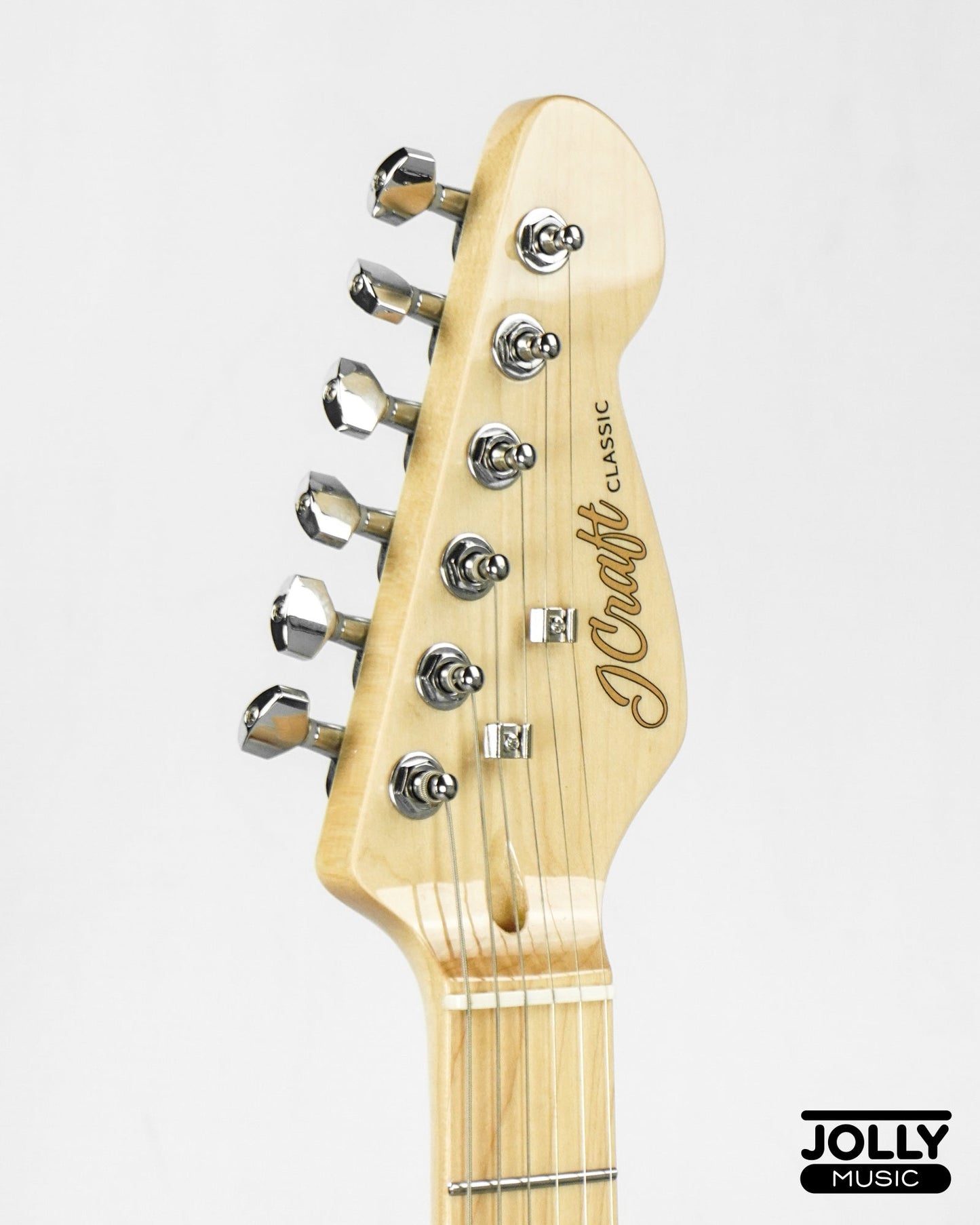 JCraft T-2HC Telecaster Stainless Frets Electric Guitar - Natural