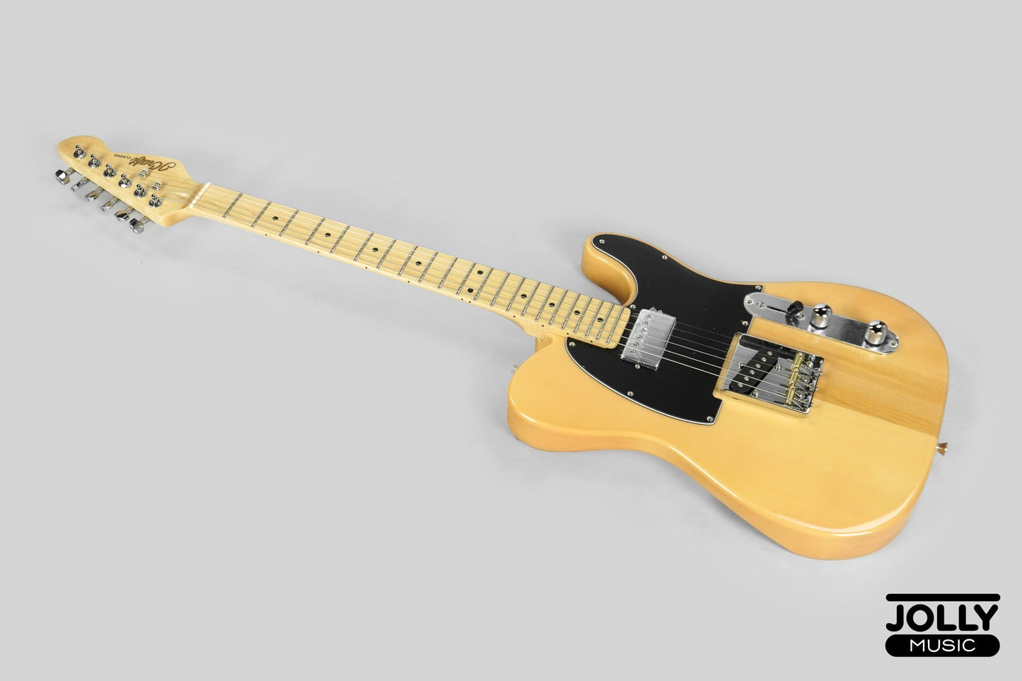 JCraft T-2HC Telecaster Stainless Frets Electric Guitar - Natural