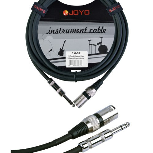 Joyo CM-08 15ft Microphone Cable Instrument to XLR