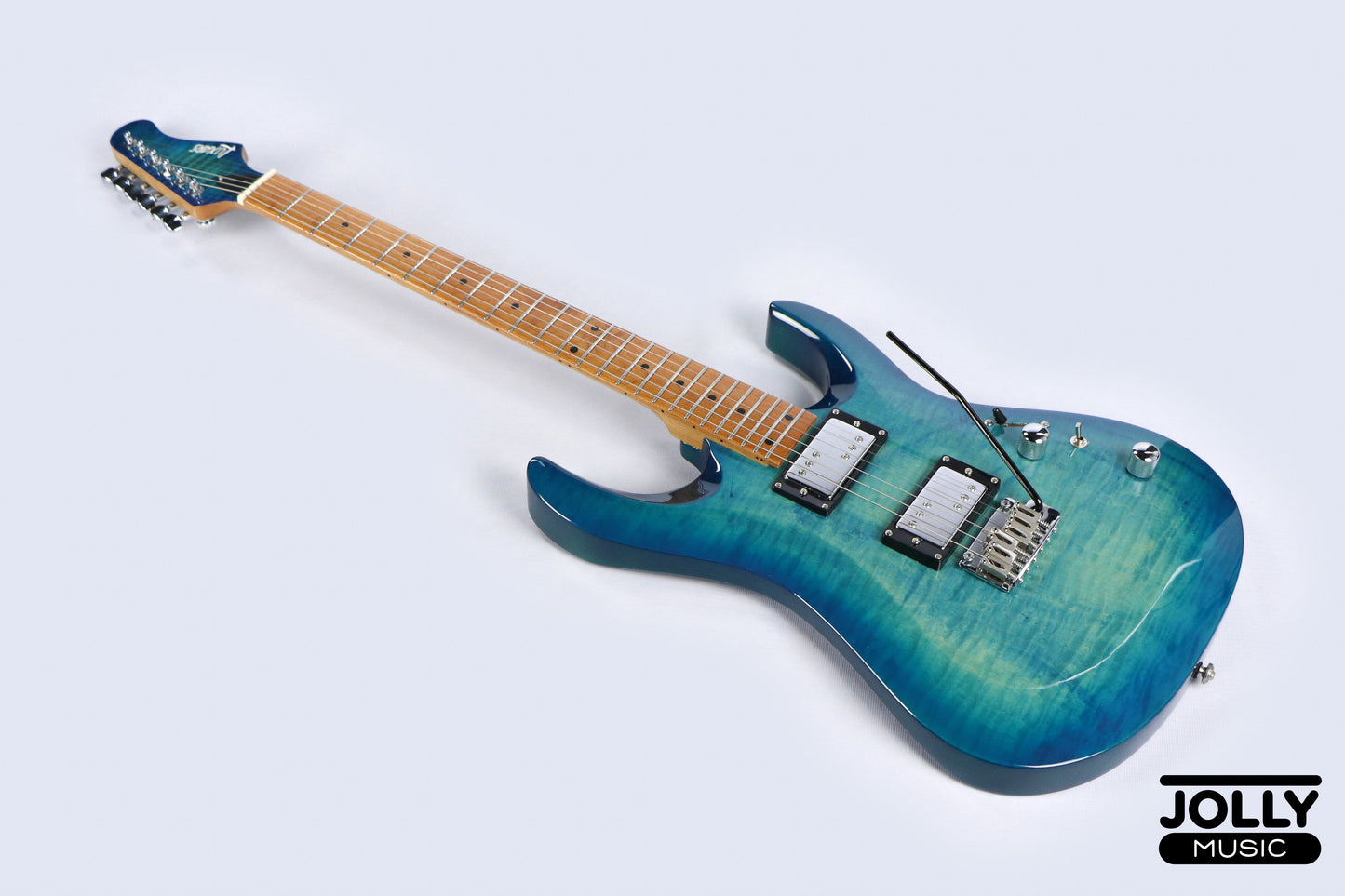 Luxars S-G37-T High Grade Electric Guitar - Trans Blue