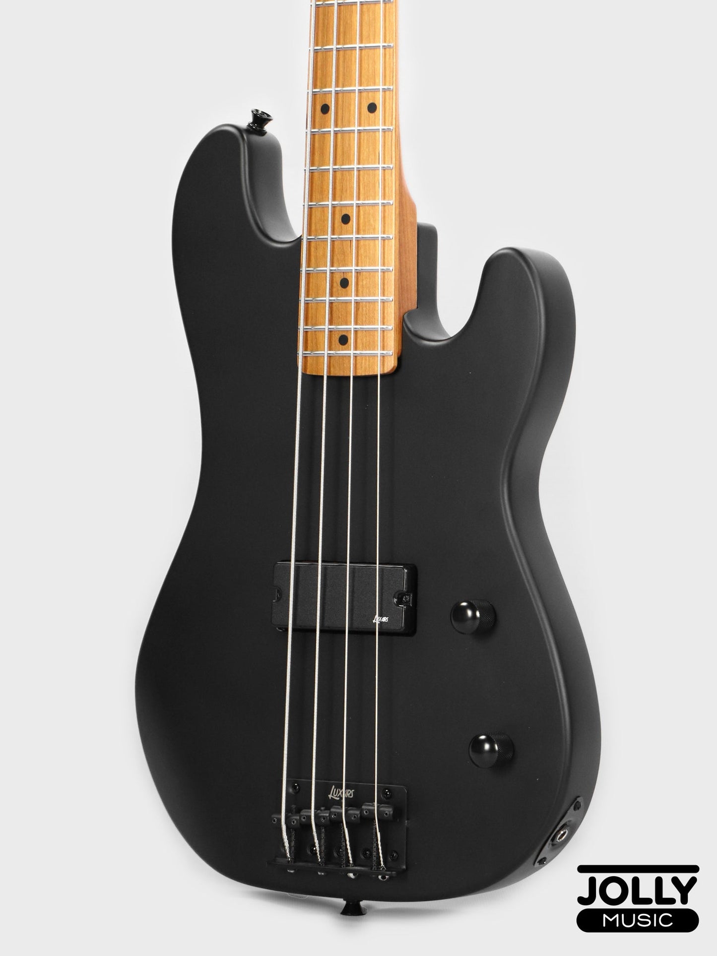 Luxars S-KB20 4-String Mini Bass Guitar - Black