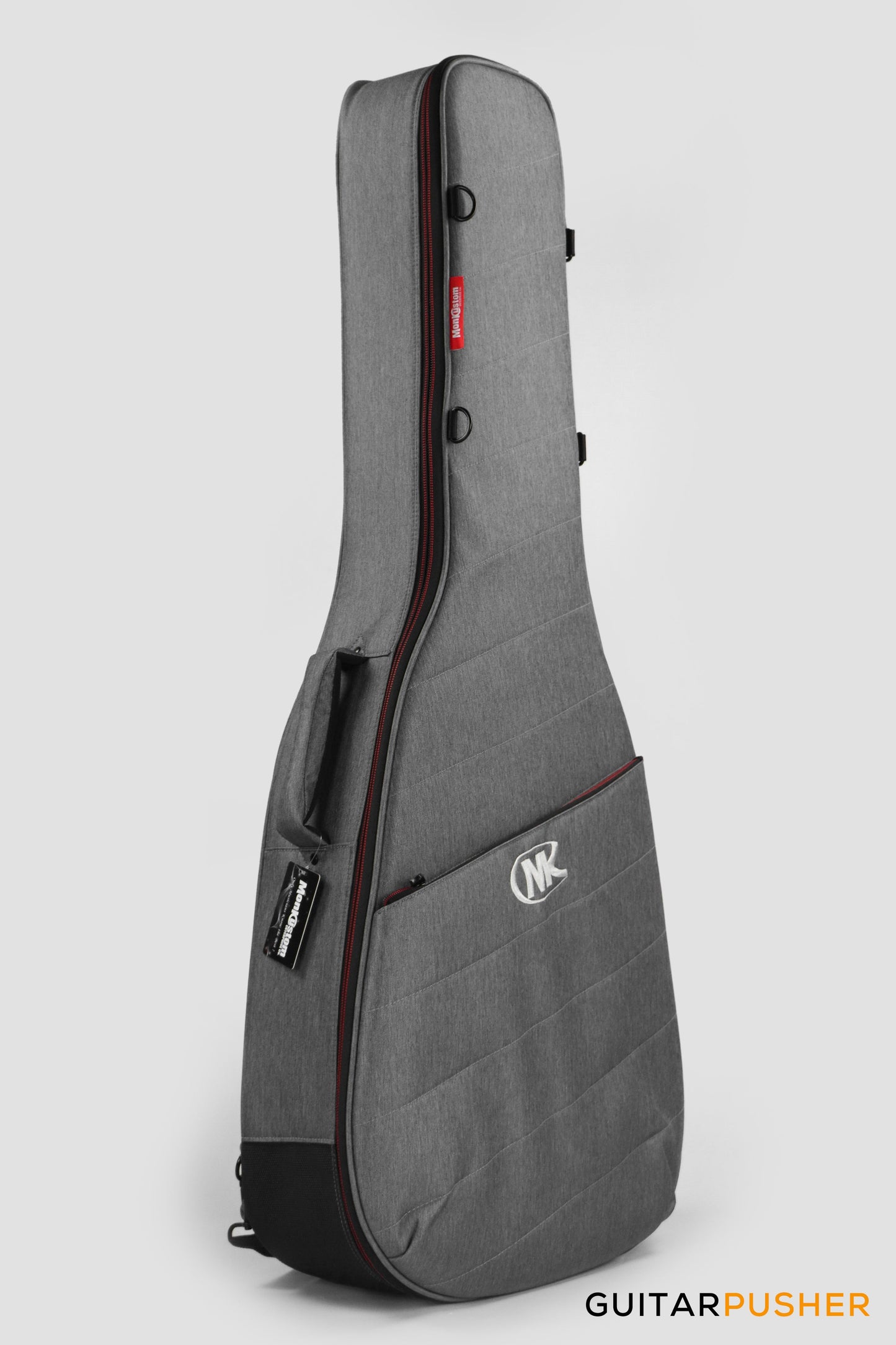 MKC Music Hipster Series Hipster-AG Padded Gig Bag for ACOUSTIC Guitar - Grey (CDGB-600D)