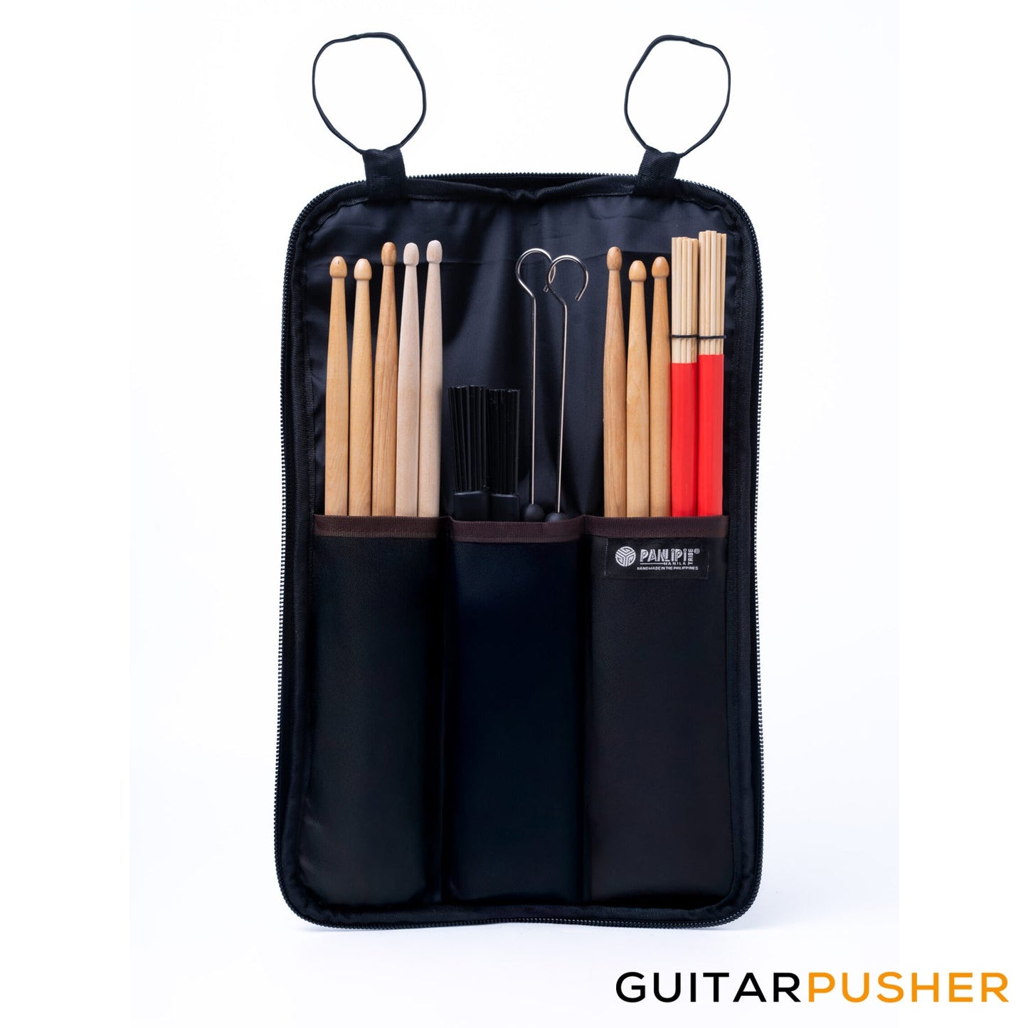 Panlipi Loom Weave Audrey SagDs03 Drumstick Bag - Black Gold