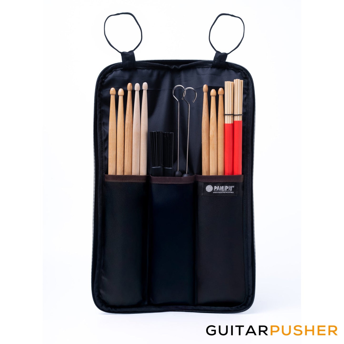 Panlipi Loom Weave Audrey SagDs04 Drumstick Bag - Mocha Brown