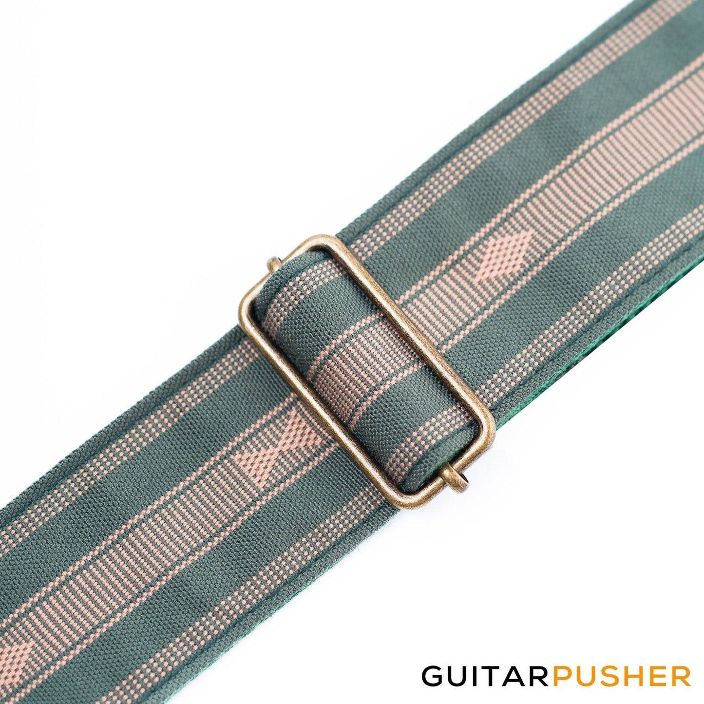 Panlipi Loom Weave Audrey SAG15A Guitar Strap - Fatigue Green