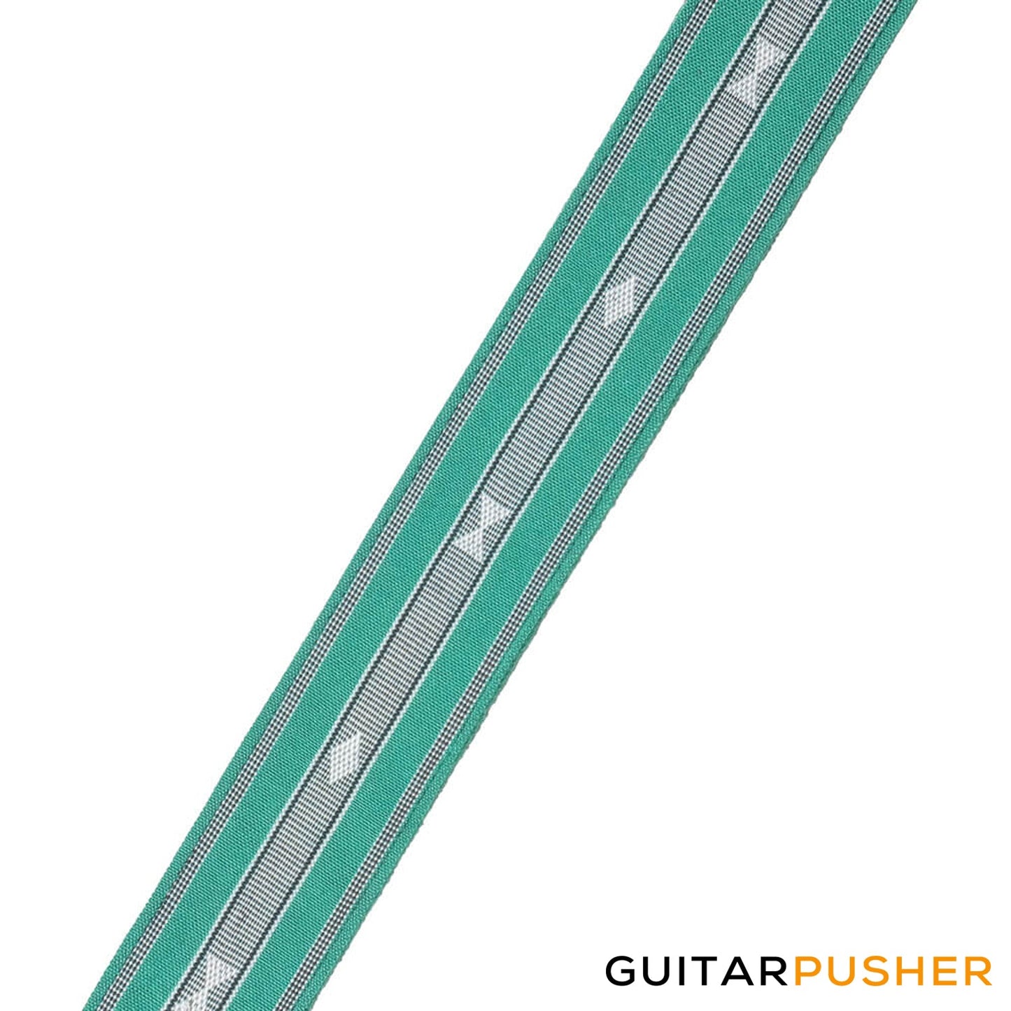 Panlipi Loom Weave Audrey SAG13 Guitar Strap - Green