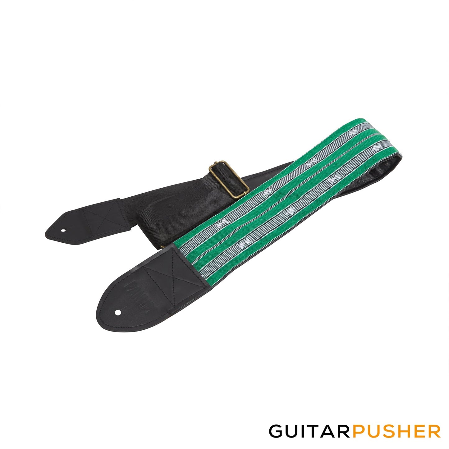 Panlipi Sagada Loom Weave Audrey BASSSAG13 3" Bass Guitar Strap - Green