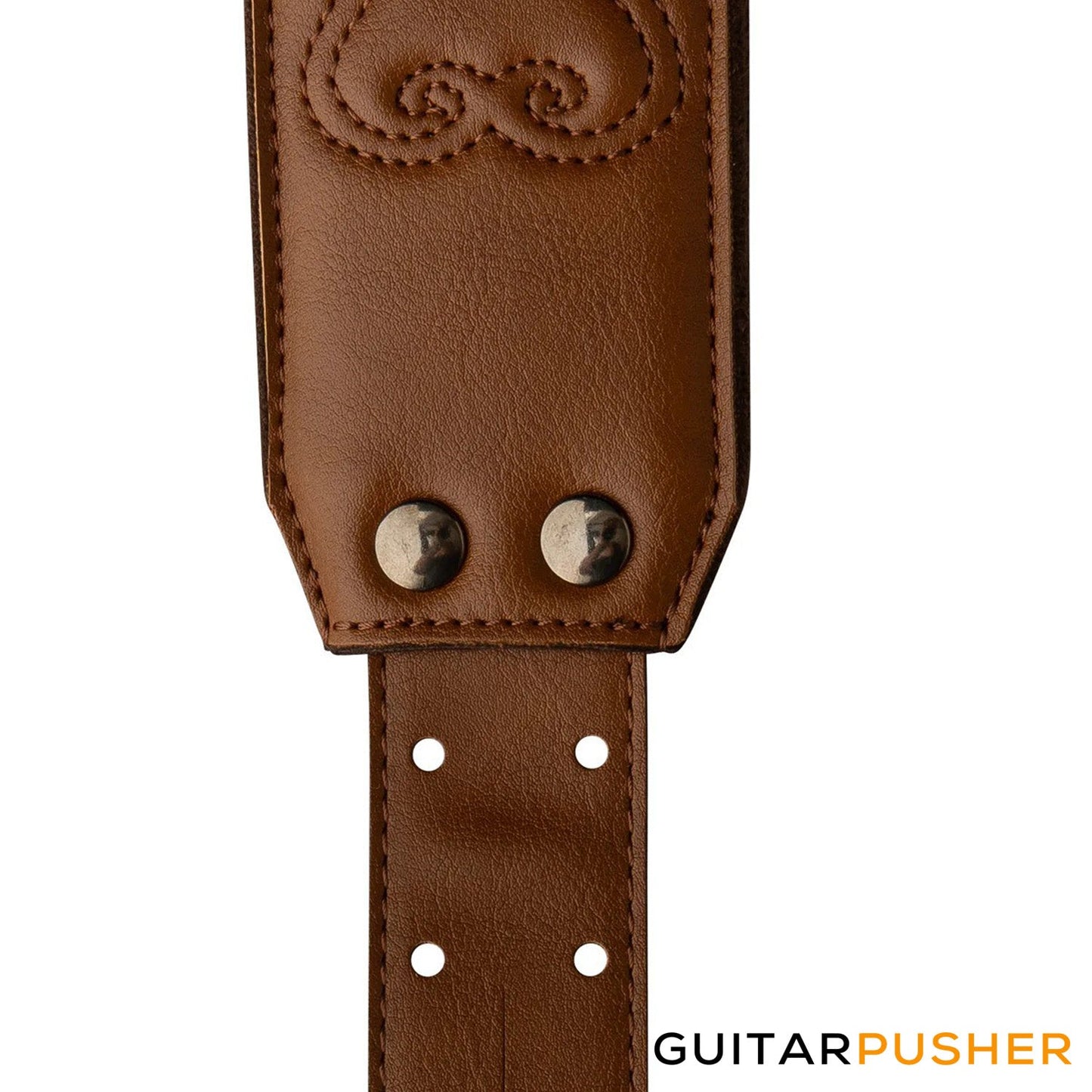 PRS Guitars Padded 2.4" RAS Strap Leather Faux Birds (Tan)