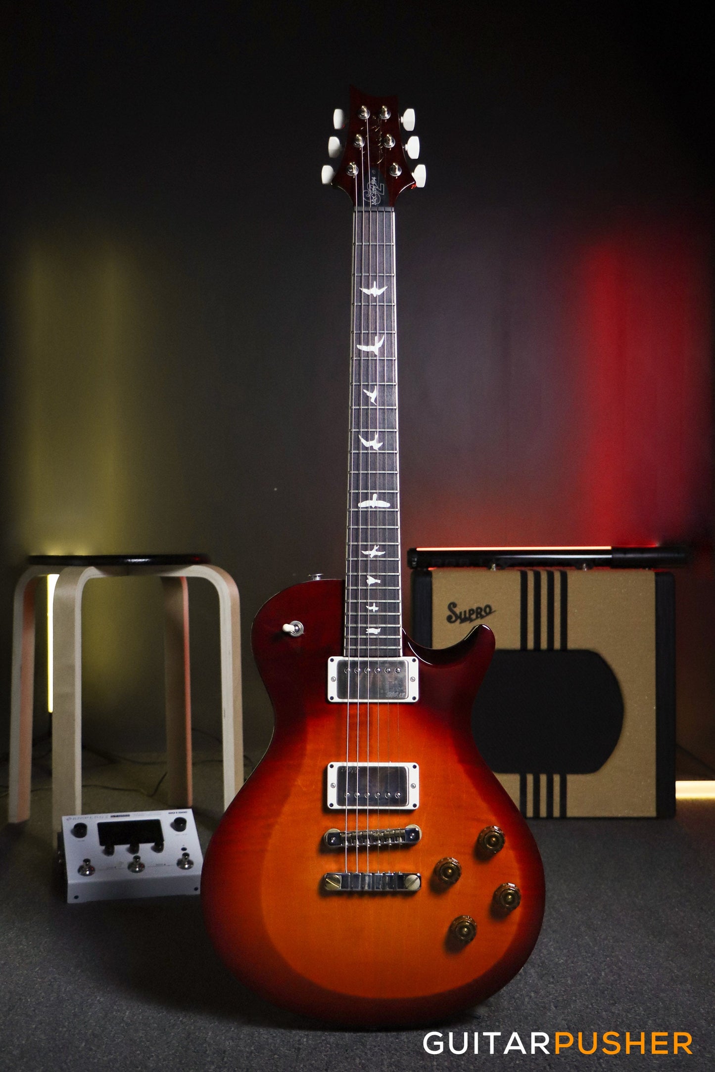 PRS Guitars USA S2 McCarty 594 Singlecut Electric Guitar - Dark Cherry Sunburst