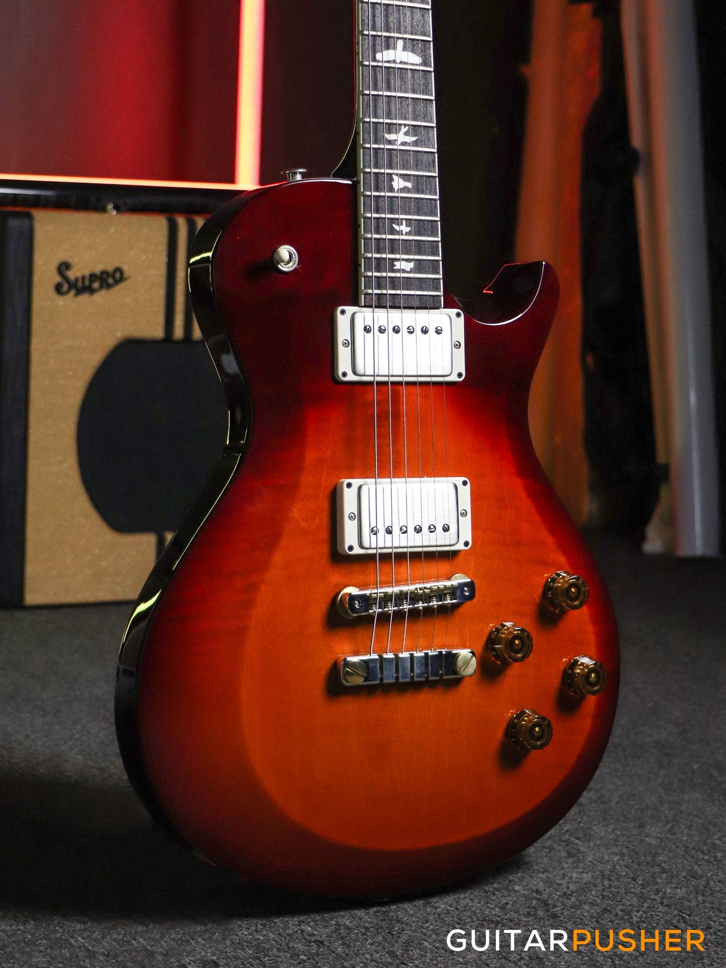 PRS Guitars USA S2 McCarty 594 Singlecut Electric Guitar - Dark Cherry Sunburst