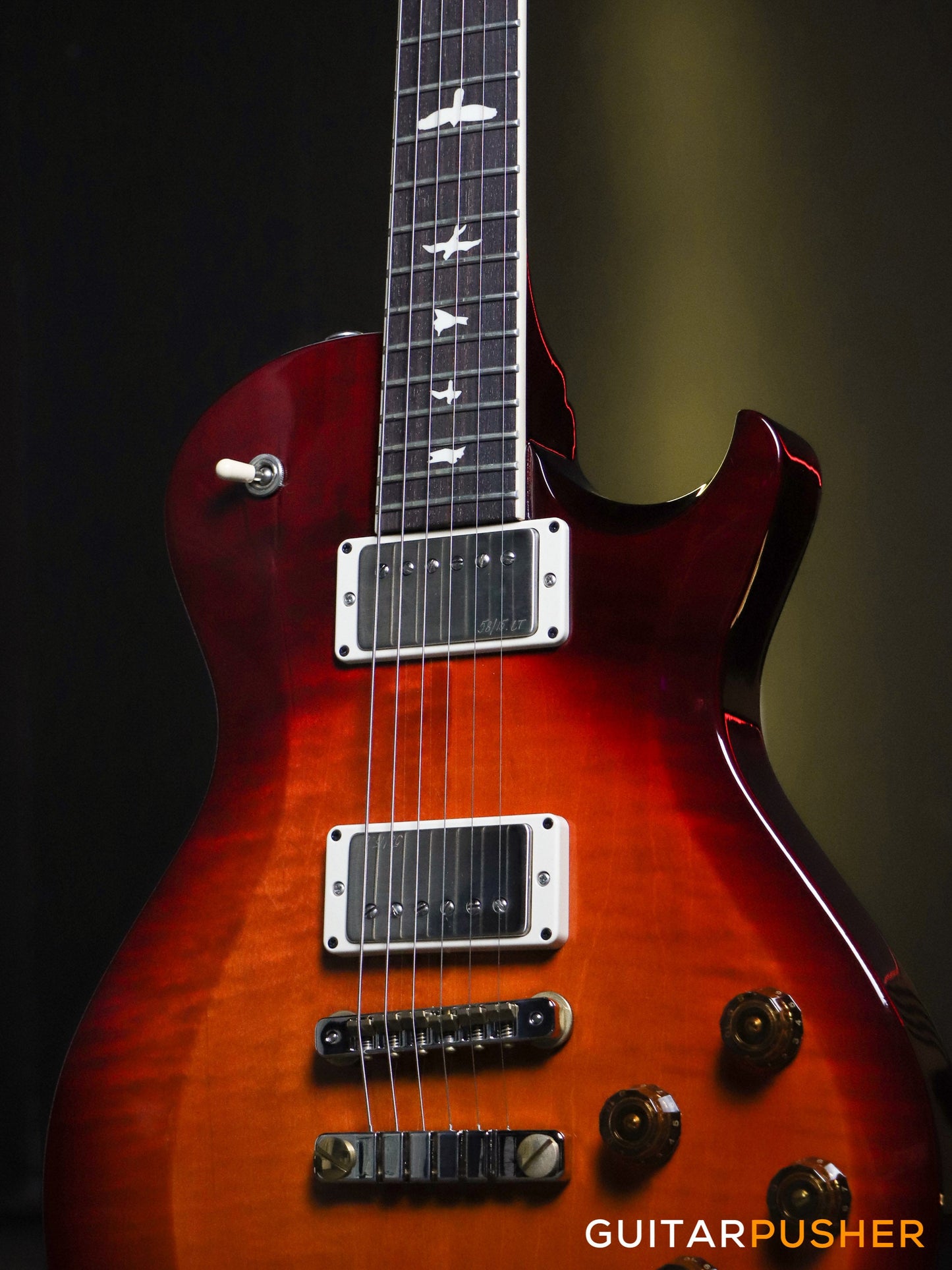PRS Guitars USA S2 McCarty 594 Singlecut Electric Guitar - Dark Cherry Sunburst