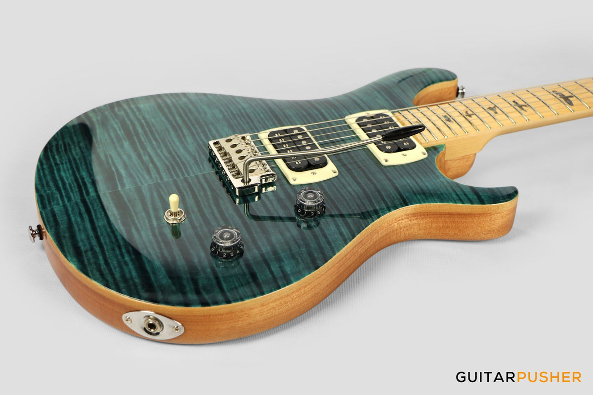 PRS Guitars SE Bolt-On CE 24 Electric Guitar (Slate Blue/Natural Back)