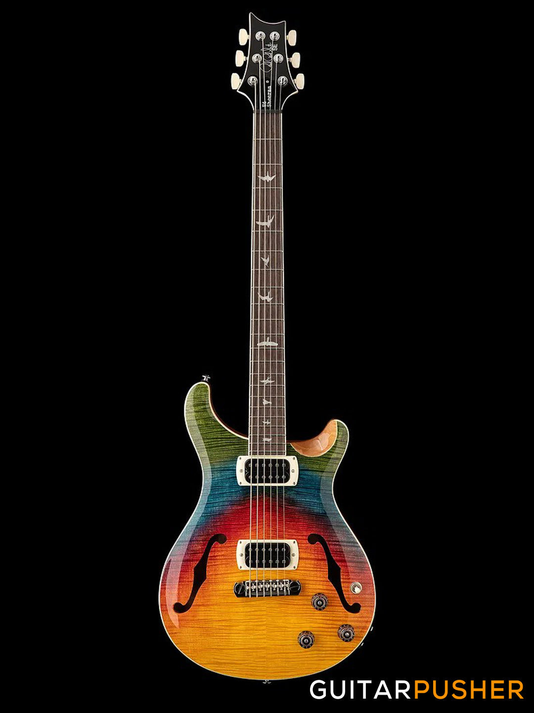 PRS Guitars SE Ed Sheeran Signature Hollowbody I Piezo Baritone Electric Guitar (Kaleidoscope)