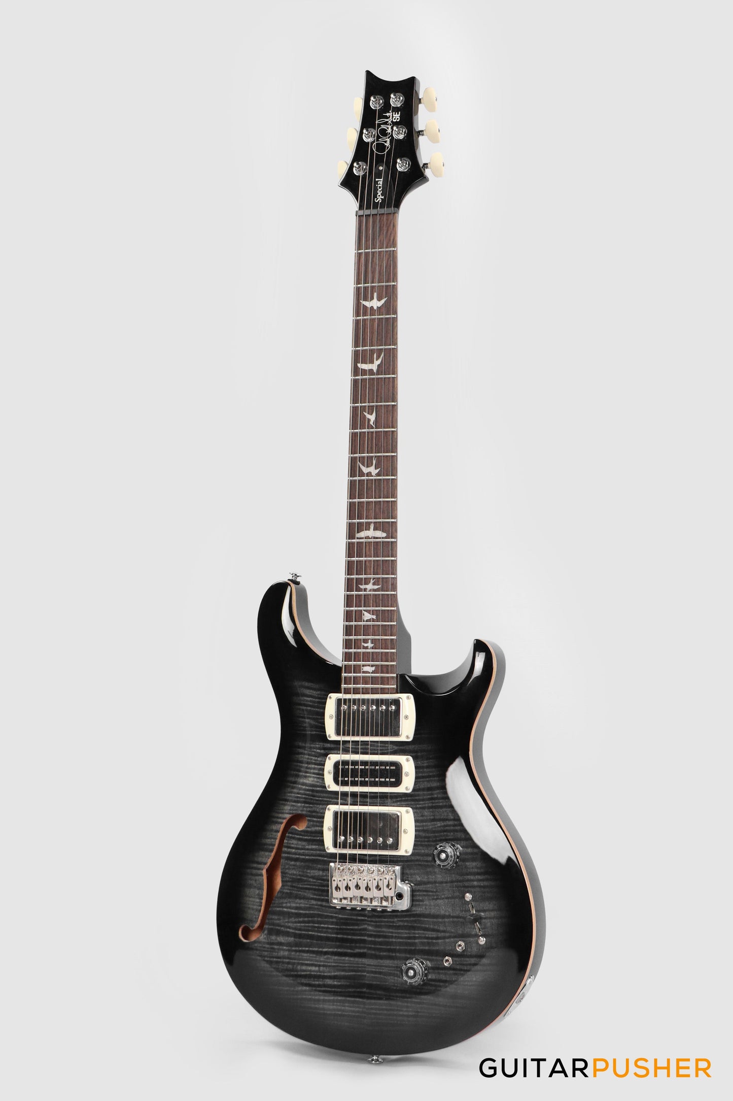 PRS Guitars SE Special Semi-Hollow Electric Guitar (Charcoal Burst)