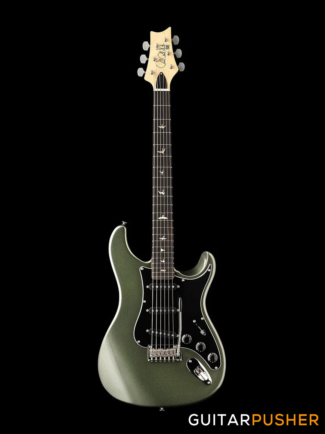 PRS Guitars SE Silver Sky Defender Ltd. Ed. Electric Guitar w/ Rosewood Fingerboard (Woolstone Green)
