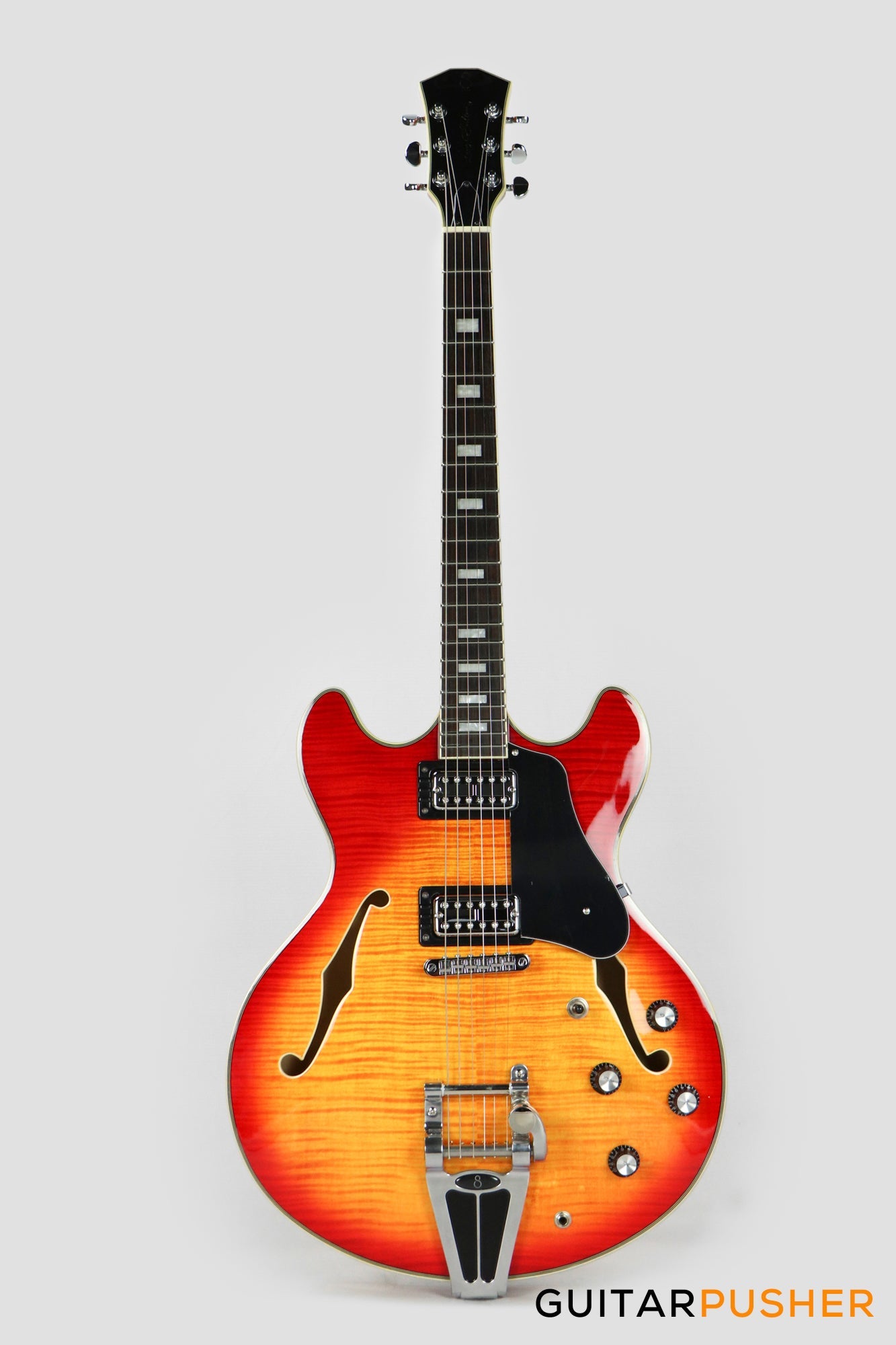 Sire H7T Maple Hollowbody Electric Guitar - Cherry Sunburst (2024)