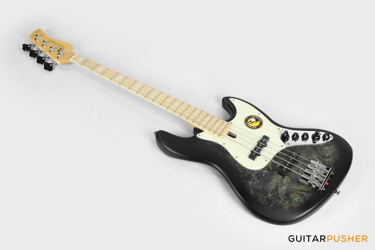 Sire V7 Swamp Ash Reissue 4-String Bass - Transparent Black Satin (2024)