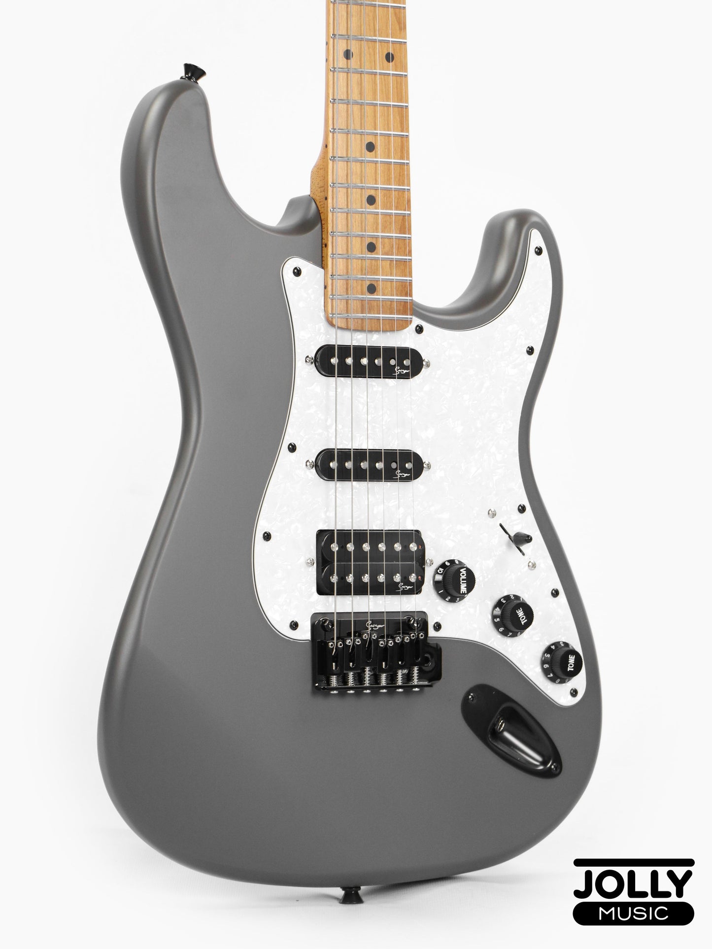 Smiger L-G2-MAX Stratocaster High Grade Electric Guitar - Steel Grey