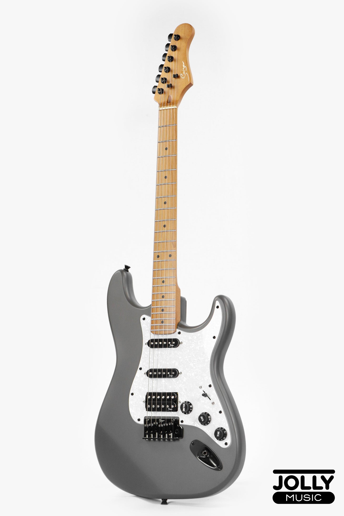 Smiger L-G2-MAX Stratocaster High Grade Electric Guitar - Steel Grey