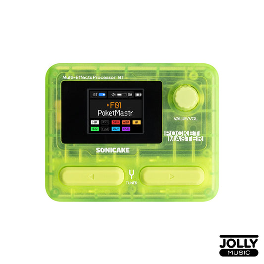 Sonicake Pocket Master QME-10TGN Multi-Effects Pedal - Transparent Green