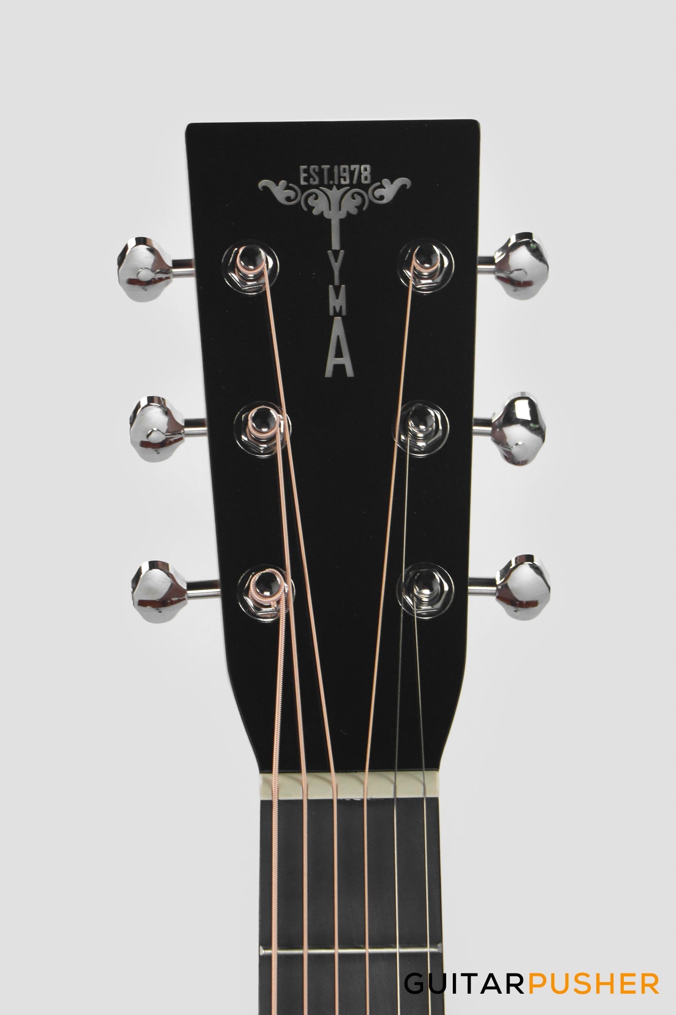 Tyma TG-10E Solid Sitka Spruce Top African Peach Core Grand Auditorium Acoustic-Electric Guitar with T200 MAX pickup