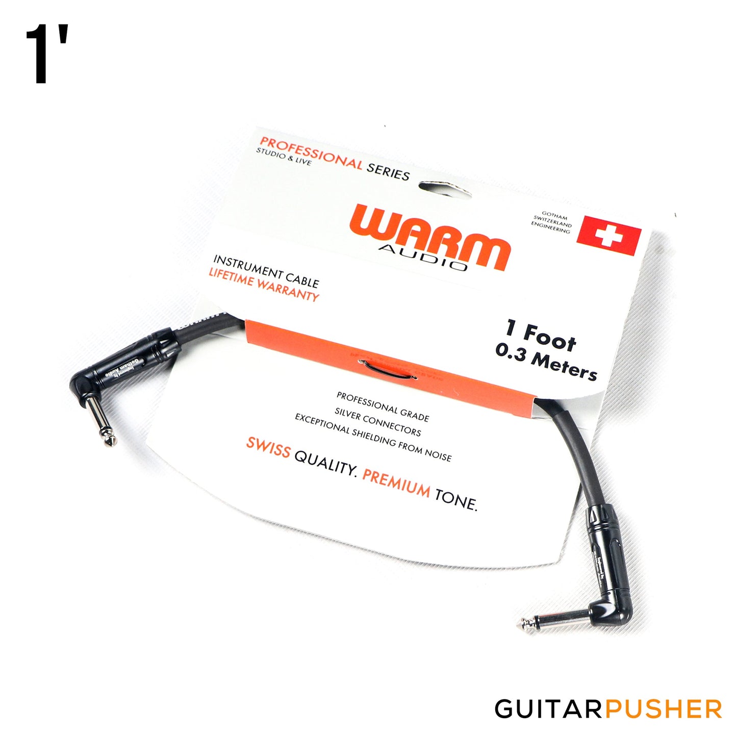 Warm Audio Pro Series Studio & Live TS Jack Cable - R/A to R/A