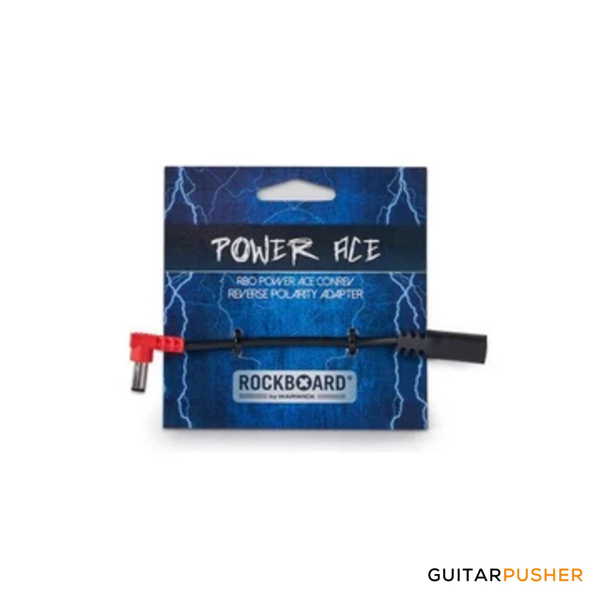 Rockboard by Warwick Power Ace Polarity Converter - 2.1 x 5.5mm Barrel Plug (-) Center to (+) Center 2.1 x 5.5mm Barrel Socket