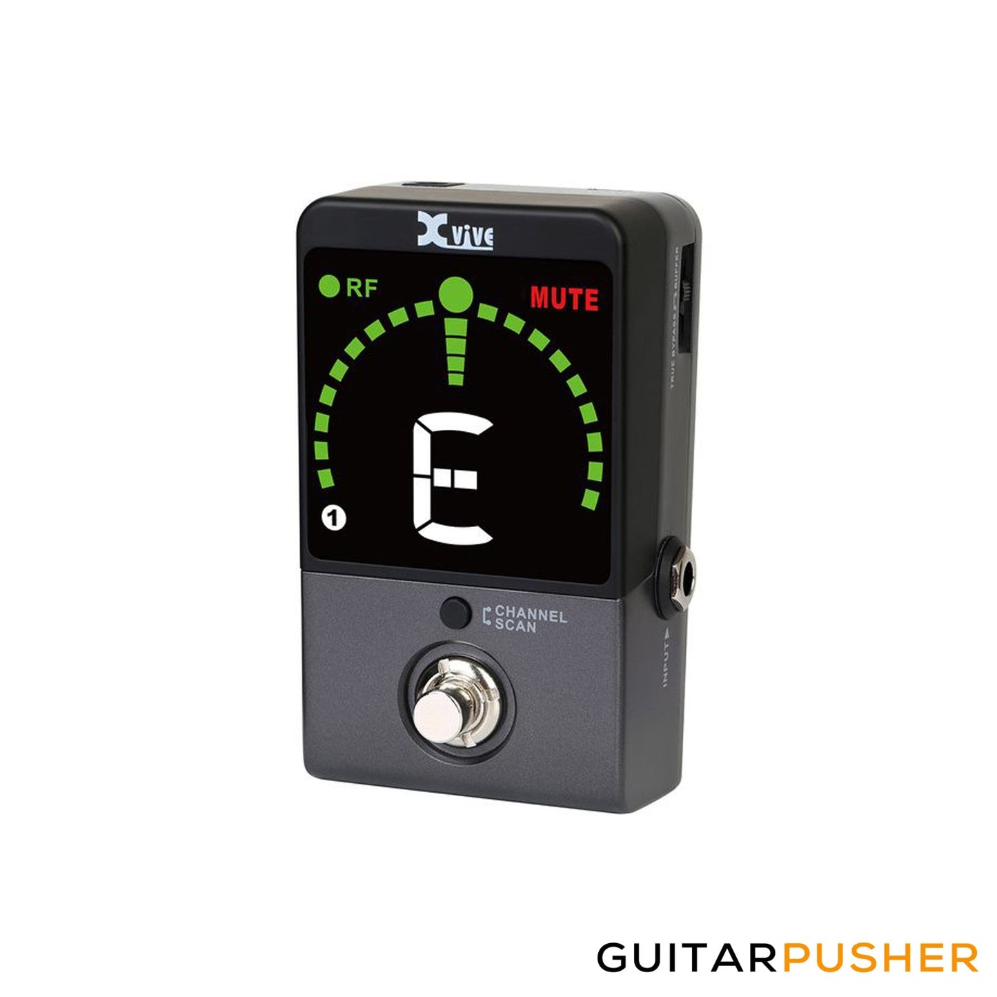 Xvive Audio P58R 5.8GHz Digital Guitar Pedal Tuner (Black)