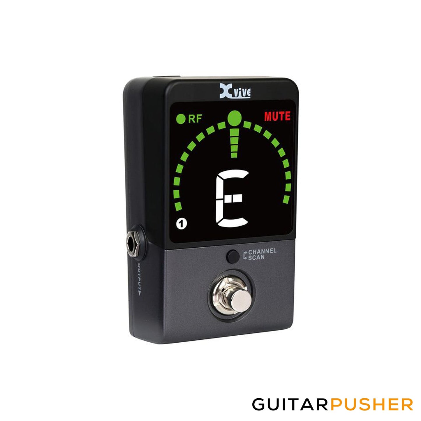 Xvive Audio P58R 5.8GHz Digital Guitar Pedal Tuner (Black)