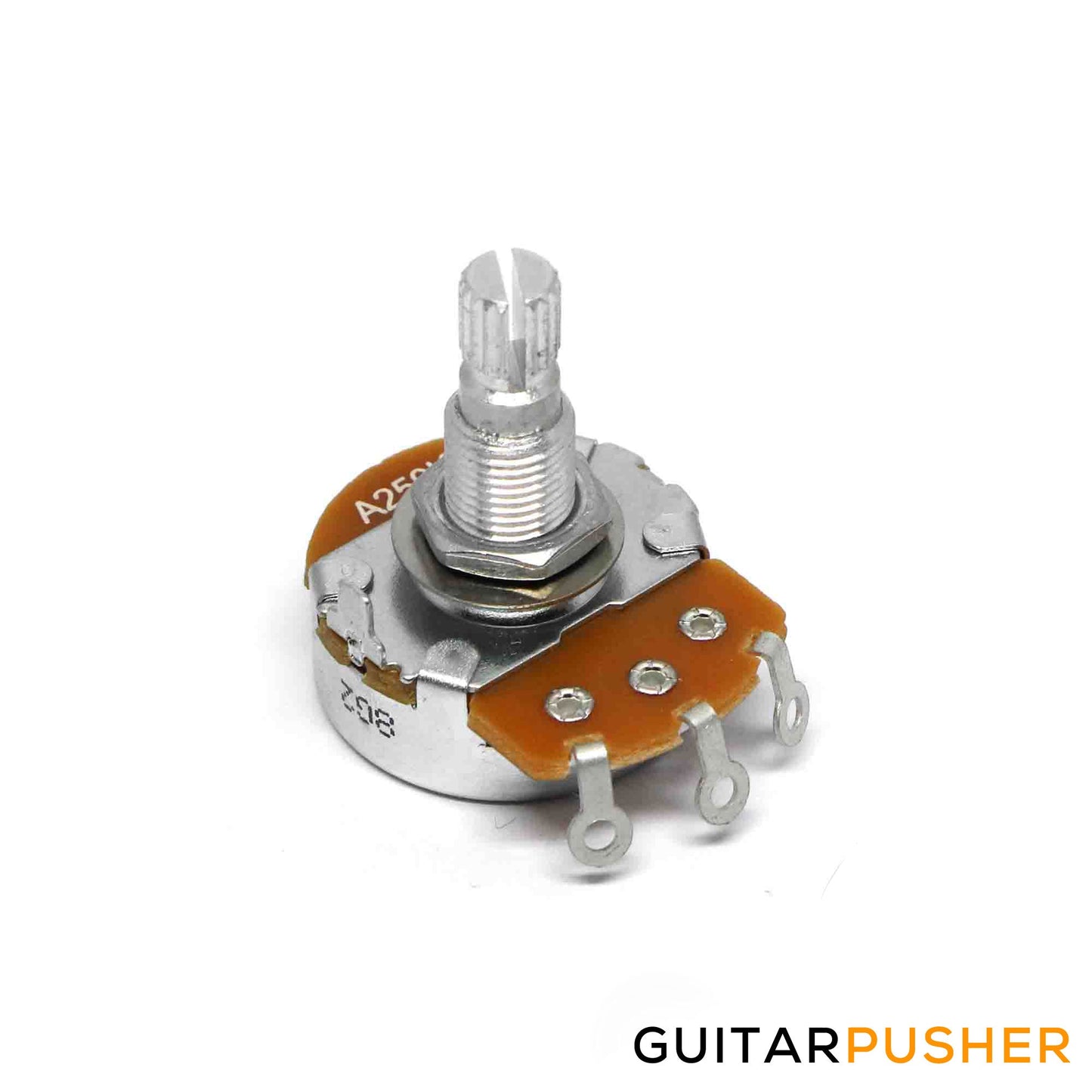 Alpha 250k Potentimeter Metric Size 8mm hole Tall Bushing 3/8 inch