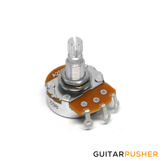 Alpha 250k Potentimeter Metric Size 8mm hole Tall Bushing 3/8 inch