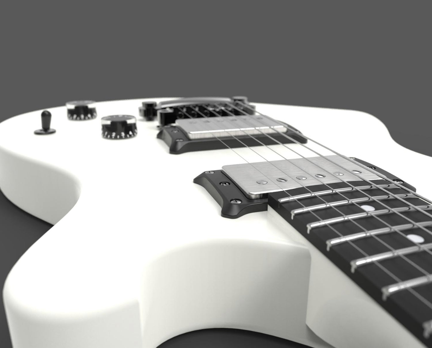 Anomaly Modern Humbucker Pickup Ring Surround Set - GuitarPusher