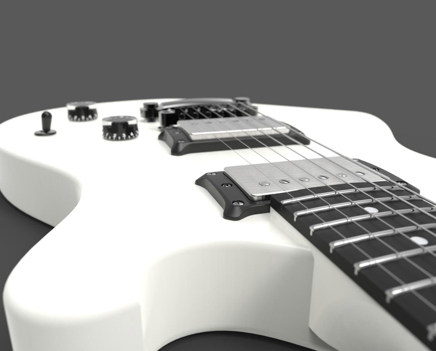 Anomaly Modern Humbucker Pickup Ring Surround Set - GuitarPusher