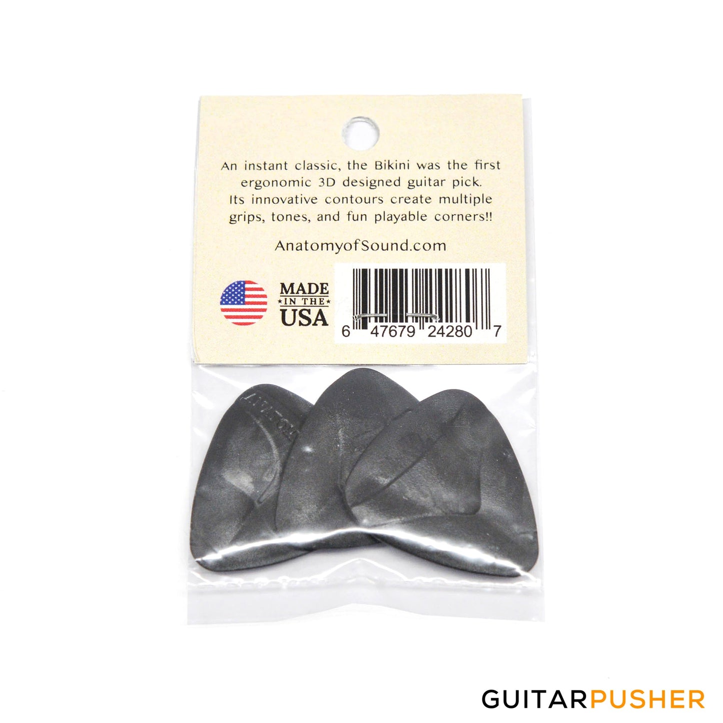 Anatomy of Sound Bikini Standard Rigid Black 3-pack (647679242807)