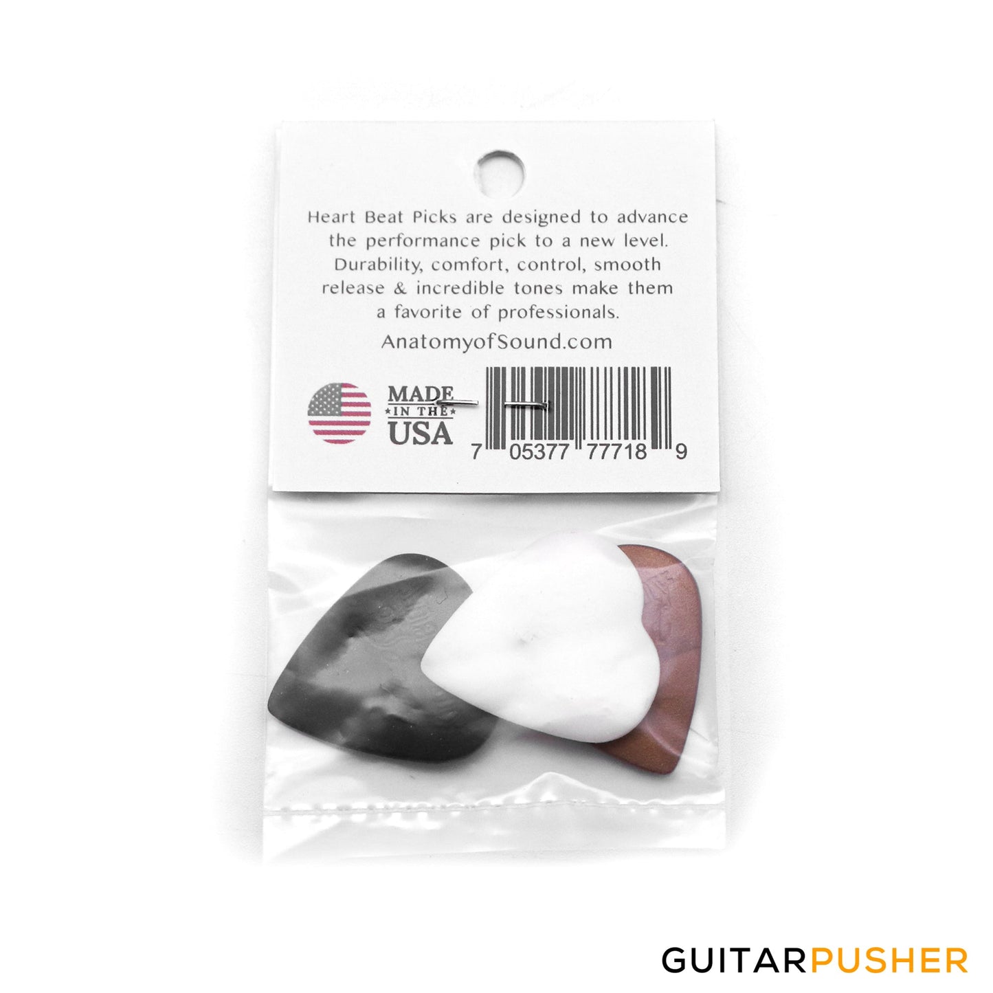 Anatomy of Sound Heart Beat Debossed Jazz Mix 3-pack (705377777189)