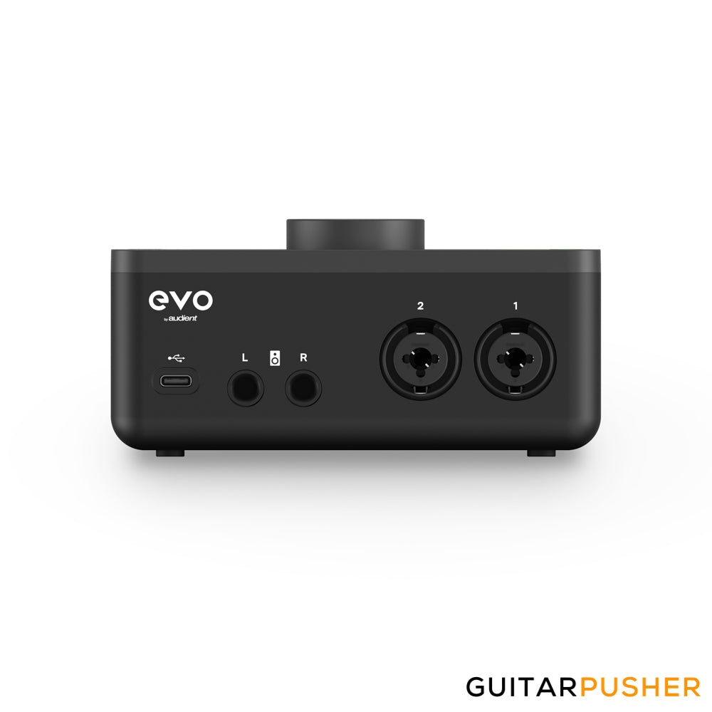 Audient Mic, Headphones and EVO4 2-in/2-out Digital Audio Interface for Recording BUNDLE