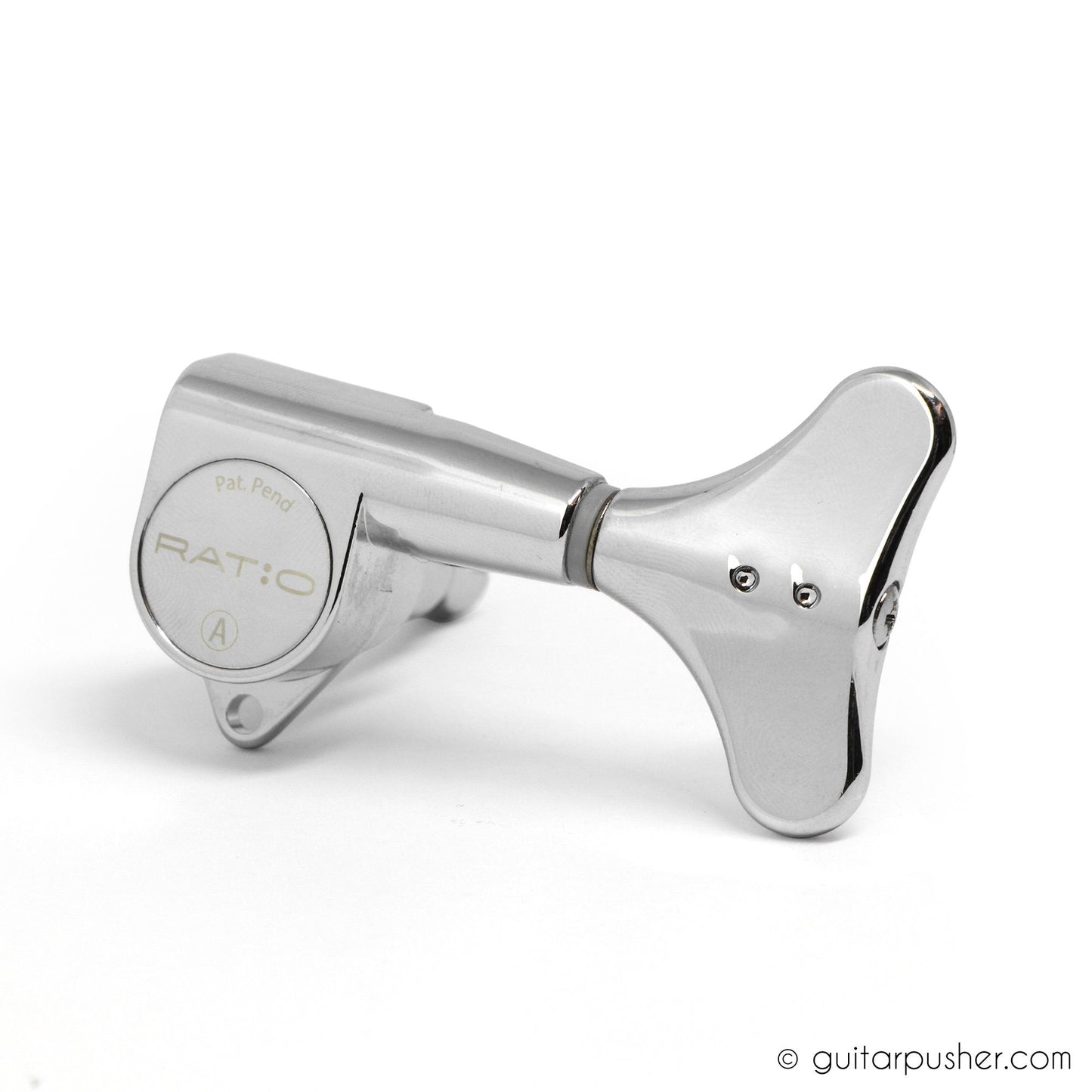 Graphtech Single Ratio Tuner for Bass Modern Style Machine Head - Chrome - GuitarPusher