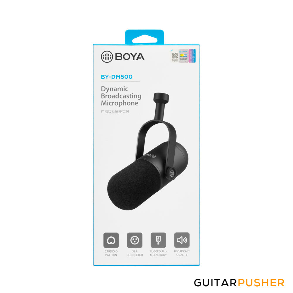 BOYA BY-DM500 Dynamic XLR Podcast Microphone