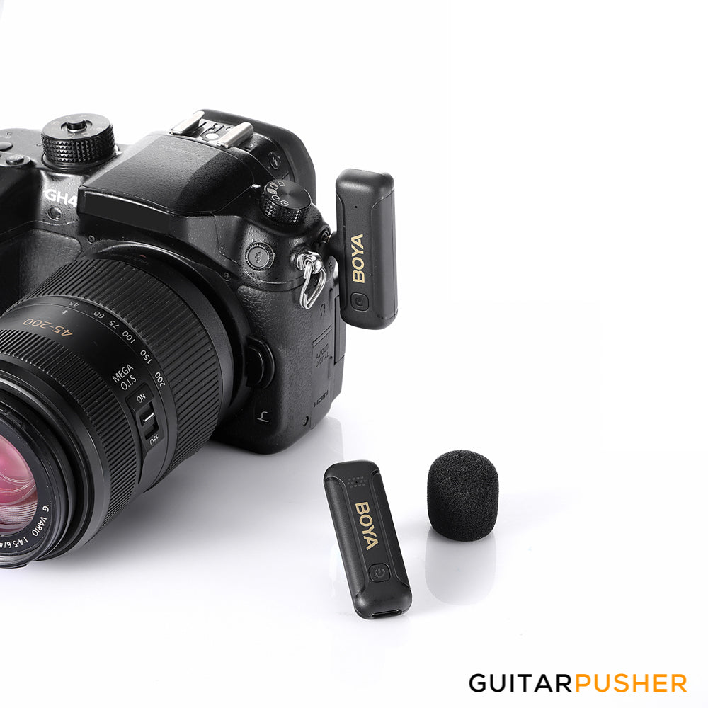 BOYA BY-WM3T2-M1 3.5mm Mini 2.4GHz Wireless Microphone
