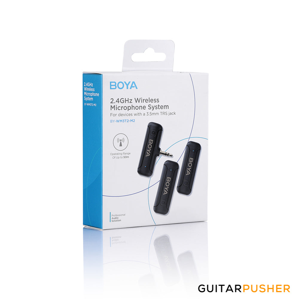 BOYA BY-WM3T2-M2 3.5mm Mini 2.4GHz Wireless Microphone