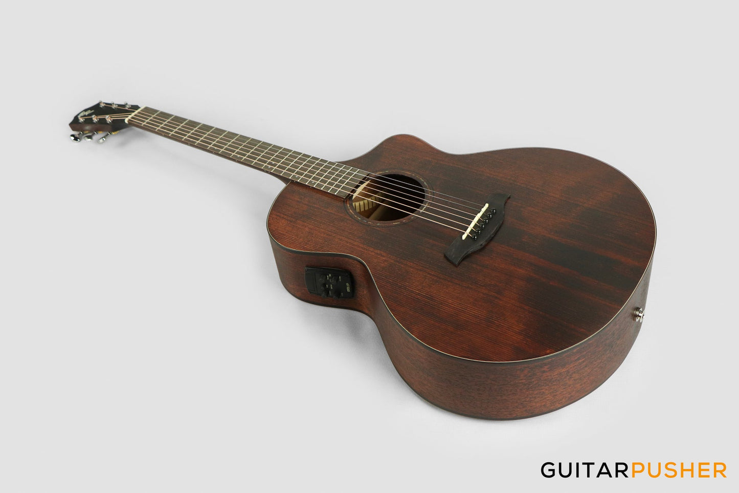 Baton Rouge X11S/FJE-AB Solid Spruce Top/Mahogany Folk Jumbo Acoustic-Electric Guitar - Antique Brown