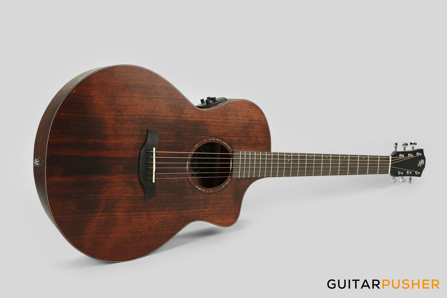 Baton Rouge X11S/FJE-AB Solid Spruce Top/Mahogany Folk Jumbo Acoustic-Electric Guitar - Antique Brown