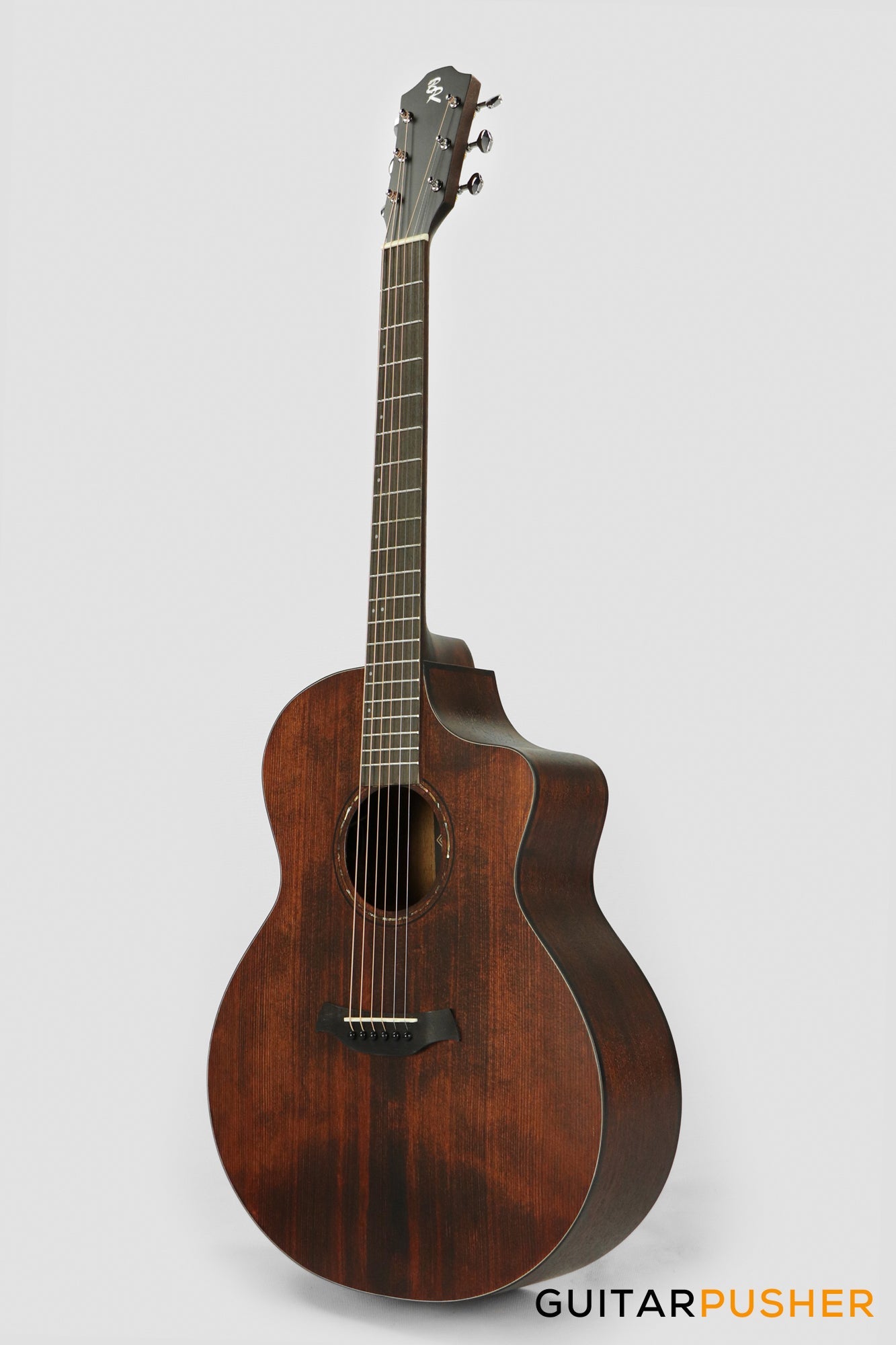 Baton Rouge X11S/FJE-AB Solid Spruce Top/Mahogany Folk Jumbo Acoustic-Electric Guitar - Antique Brown