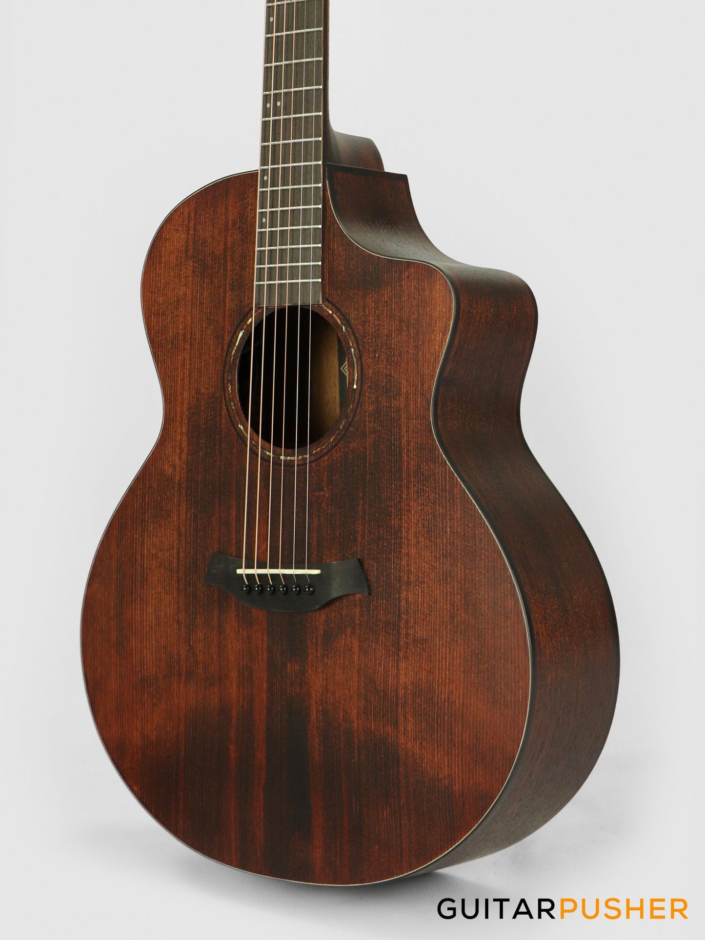 Baton Rouge X11S/FJE-AB Solid Spruce Top/Mahogany Folk Jumbo Acoustic-Electric Guitar - Antique Brown